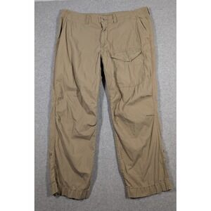 Polo by Ralph Lauren Men Pants 40x29‎ Vintage Cargo Straight Utility Khaki